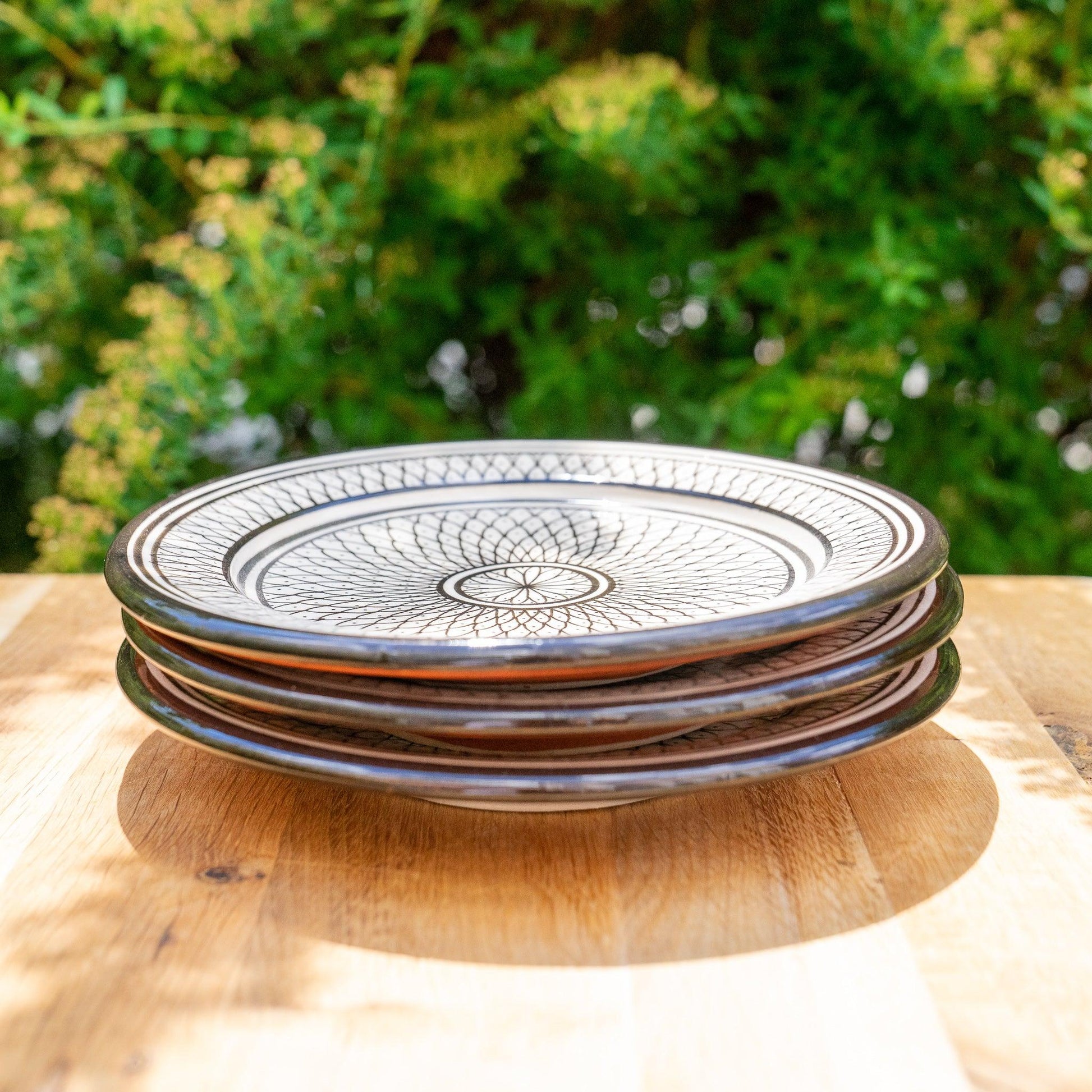 Plate Sardines Black 21cm - safi home design